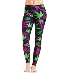 Marijuana Leaf Leggings Miss Mary Jane Co