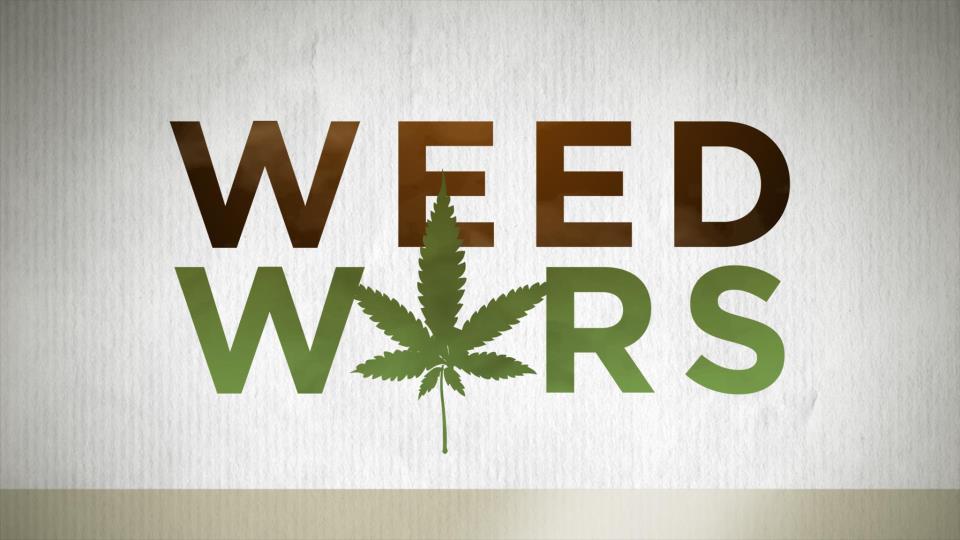 The logo for "Weed Wars" which Steve Deangelo, the host, is calling for cancellation.