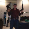 Hector Diaz arrested in correlation with the DEA's raids on Denver last Thursday holding assualt rifles.