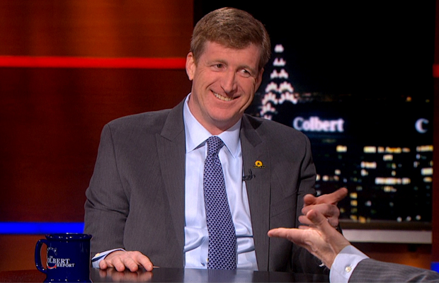 Patrick Kennedy discusses his anti-marijuana lobbying group Project SAM on The Colbert Report.