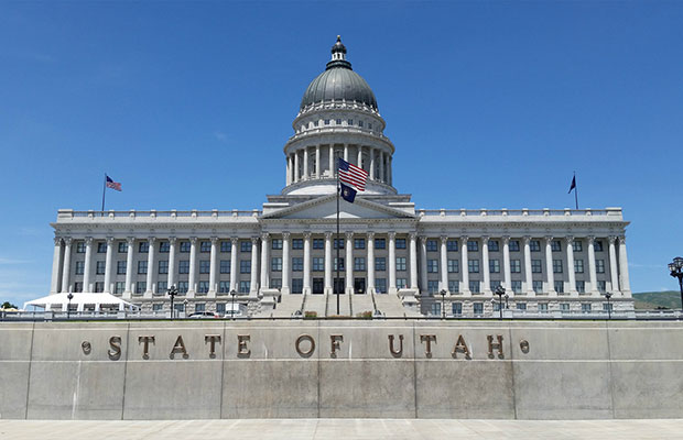 The capitol of Utah State where a CBD only bill has been passed.