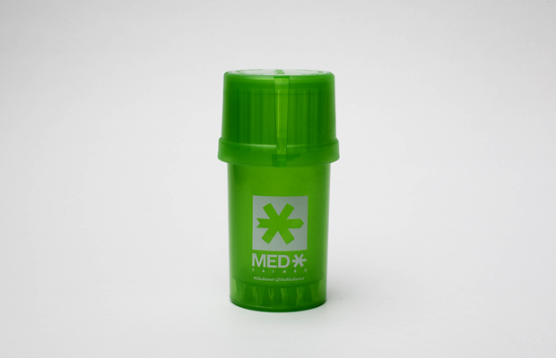 A green Medtainer will keep your bud fresh and sticky.