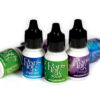 Small dropper bottles of Pan's Ink, which add specific terpenes to any cannabis strain.