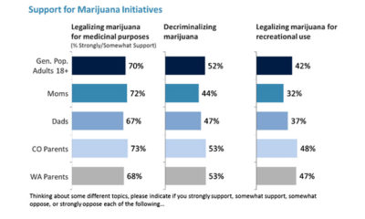 Graphic from the Marijuana Attitudes Survey conducted by Partnership at Drugfree.org.
