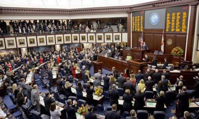 Florida senators gather to pass the first medical marijuana law in Floriday, which is CBD only.