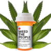 A pot leaf and prescription bottle make up the logo for the "Weed The People," a documentary by Ricki Lake and Appy Epstein.