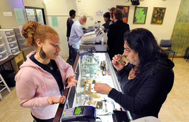 Customers at the Berkley Patients Group, and other California, may now be able to offer free marijuana to low-income patients.