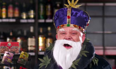 The Crop King of Crop King Seeds advertises in the first cannabis commercial on TV.