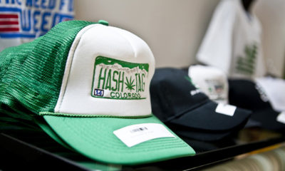 Stack kof Hash Tag Colorado Hats with Pot Leaf