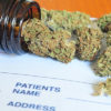 Medical Marijuana Buds on Prescription Pad