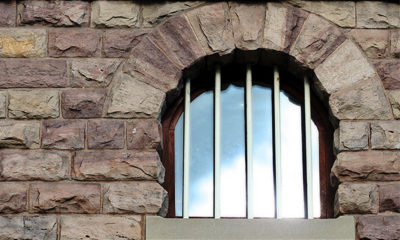 A Stone Prison Sports Bars on the Windows