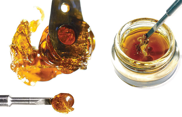 Resin in Different Forms Ready for Dabbing