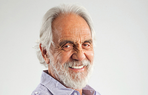 Tommy Chong in Purple Shirt