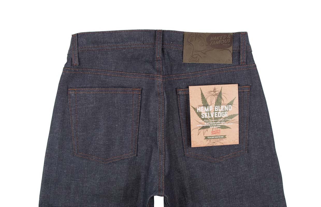 Naked and Famous brand Hemp Denim Jeans