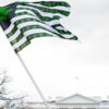 Marijuana Flag in front of White House