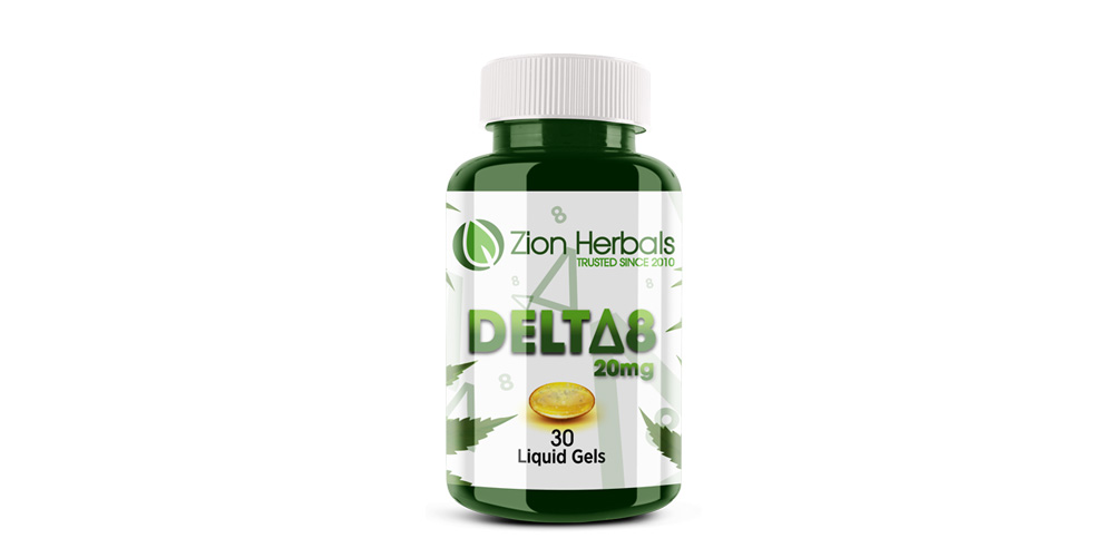 Zion Herbals Delta 8 Liquid Gels
