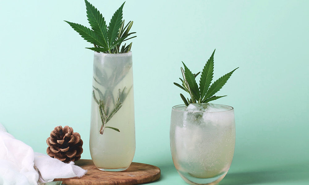 photo of Alpha-Pinene Terps Shine in this Sparkling Cannabis Cocktail Recipe image