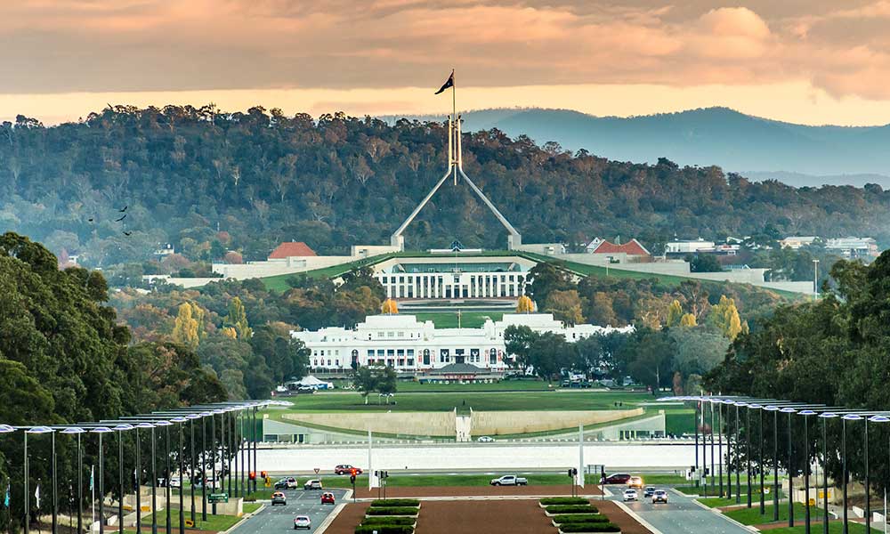 Australian capital city of Canberra