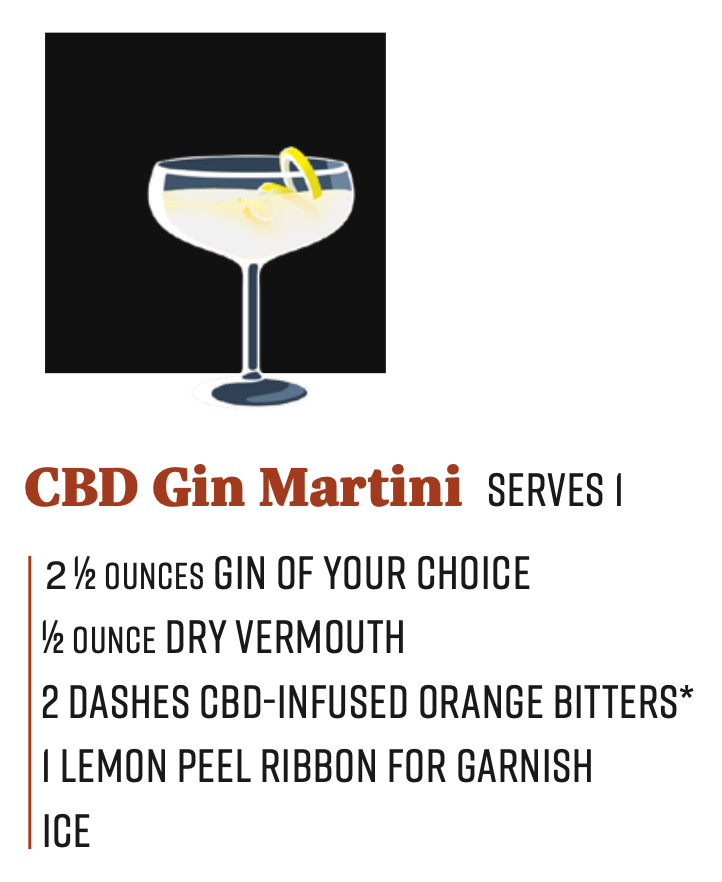 CBD Gin Martini Recipe