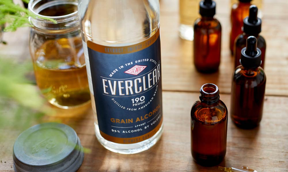 Everclear for herbal tinctures