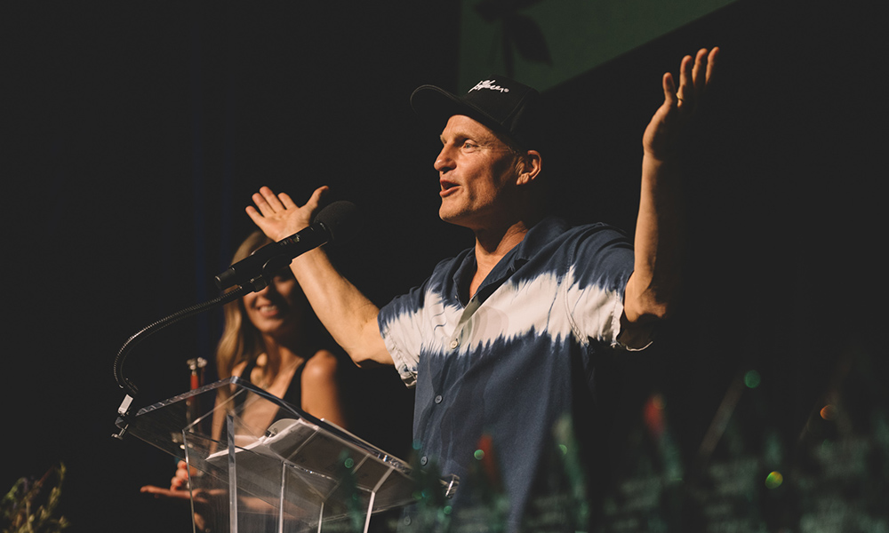 Woody Harrelson at the Emerald Cup Cannabis Conference