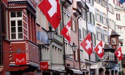 Switzerland flags