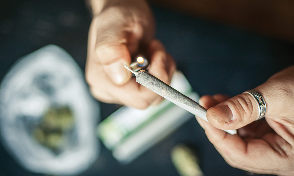lighting a joint bad cannabis experience