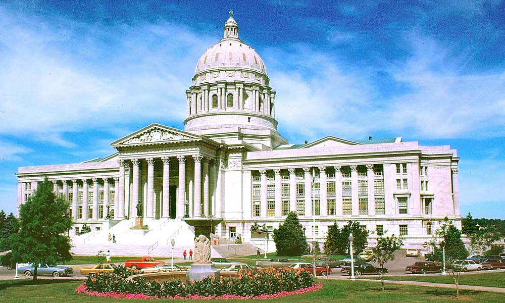 The Missouri State Capitol Building in Jefferson City MO